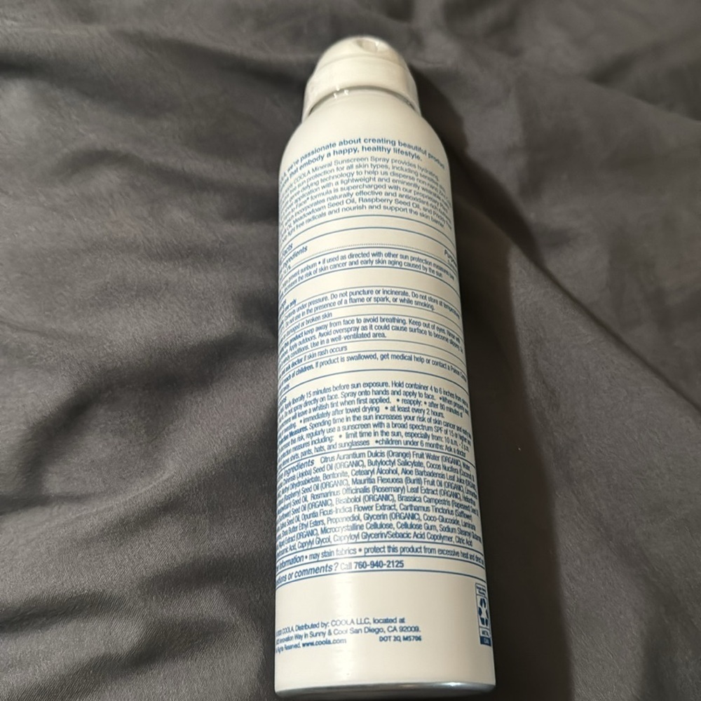 Coola Mineral Body Organic Sunscreen Spray SPF 30 Fragrance-Free, 5 oz.​​​ - Picture 4 of 6